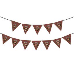 ScotsTee Shop Scottish MacDonald of Glenaladale Ancient Crest Tartan Triangle Flags Tartan Bunting, Pennants (12pcs)