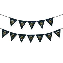 ScotsTee Shop Scottish MacThomas Modern Crest Tartan Triangle Flags Tartan Bunting, Pennants (12pcs)