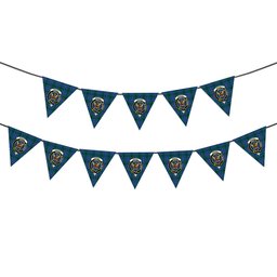 ScotsTee Shop Scottish Wishart Hunting Modern Clan Crest Tartan Triangle Flags Tartan Bunting, Pennants (12pcs)