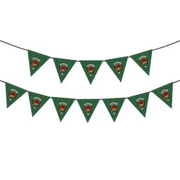 ScotsTee Shop Scottish Moncreiffe of Atholl Ancient Crest Tartan Triangle Flags Tartan Bunting, Pennants (12pcs)