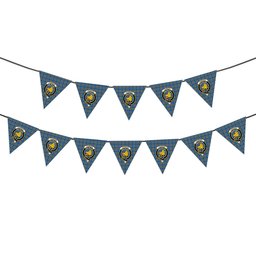 ScotsTee Shop Scottish Thomson Blue Modern Clan Crest Tartan Triangle Flags Tartan Bunting, Pennants (12pcs)