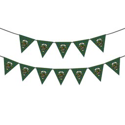 ScotsTee Shop Scottish Muir Ancient Crest Tartan Triangle Flags Tartan Bunting, Pennants (12pcs)