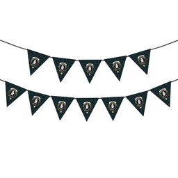 ScotsTee Shop Scottish Lamont 2 Crest Tartan Triangle Flags Tartan Bunting, Pennants (12pcs)