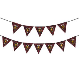 ScotsTee Shop Scottish Nicolson of Lewis Crest Tartan Triangle Flags Tartan Bunting, Pennants (12pcs)