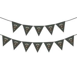 ScotsTee Shop Scottish Russell Old Ancient Crest Tartan Triangle Flags Tartan Bunting, Pennants (12pcs)