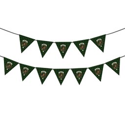 ScotsTee Shop Scottish McAuley of Lewis Crest Tartan Triangle Flags Tartan Bunting, Pennants (12pcs)