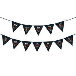ScotsTee Shop Scottish McLeod of Harris Modern Crest Tartan Triangle Flags Tartan Bunting, Pennants (12pcs)