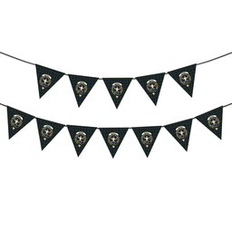 ScotsTee Shop Scottish Murray of Atholl Crest Tartan Triangle Flags Tartan Bunting, Pennants (12pcs)