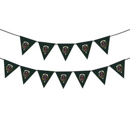 ScotsTee Shop Scottish Ogilvie of Inverarity VS 2 Crest Tartan Triangle Flags Tartan Bunting, Pennants (12pcs)