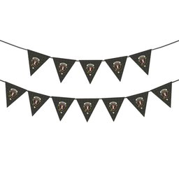 ScotsTee Shop Scottish Robertson Hunting #2 Ancient Crest Tartan Triangle Flags Tartan Bunting, Pennants (12pcs)