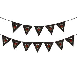 ScotsTee Shop Scottish MacDuff Hunting Modern Crest Tartan Triangle Flags Tartan Bunting, Pennants (12pcs)