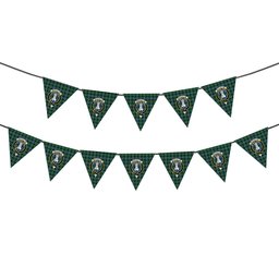 ScotsTee Shop Scottish MacCallum Ancient Crest Tartan Triangle Flags Tartan Bunting, Pennants (12pcs)