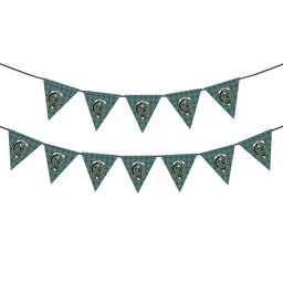 ScotsTee Shop Scottish MacInnes Ancient Crest Tartan Triangle Flags Tartan Bunting, Pennants (12pcs)