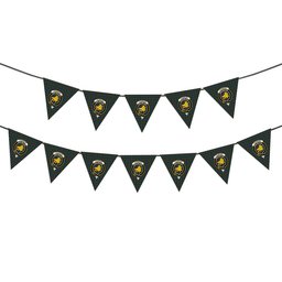 ScotsTee Shop Scottish Thomson Hunting Crest Tartan Triangle Flags Tartan Bunting, Pennants (12pcs)