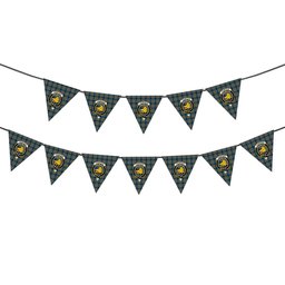 ScotsTee Shop Scottish Thompson Hunting Ancient Crest Tartan Triangle Flags Tartan Bunting, Pennants (12pcs)