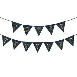 ScotsTee Shop Scottish MacIntyre Inglis Crest Tartan Triangle Flags Tartan Bunting, Pennants (12pcs)
