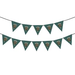 ScotsTee Shop Scottish Wishart Hunting Ancient Crest Tartan Triangle Flags Tartan Bunting, Pennants (12pcs)