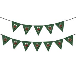 ScotsTee Shop Scottish Young Life International Scotland Crest Tartan Triangle Flags Tartan Bunting, Pennants (12pcs)