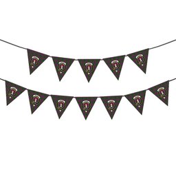 ScotsTee Shop Scottish Tailyour Crest Tartan Triangle Flags Tartan Bunting, Pennants (12pcs)