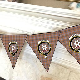 ScotsTee Shop Scottish Jardine of Castlemilk Ancient Crest Tartan Triangle Flags Tartan Bunting, Pennants (12pcs)