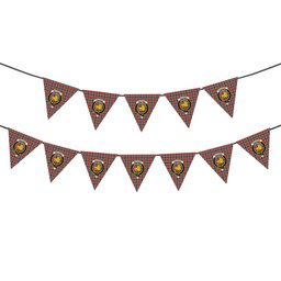 ScotsTee Shop Scottish MacTavish Ancient Crest Tartan Triangle Flags Tartan Bunting, Pennants (12pcs)