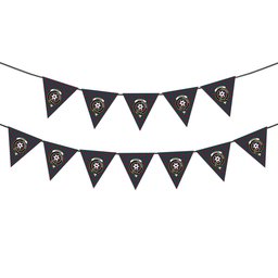 ScotsTee Shop Scottish Jardine Dress Modern Crest Tartan Triangle Flags Tartan Bunting, Pennants (12pcs)