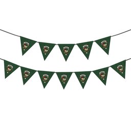ScotsTee Shop Scottish McDonald Lord of the Isles Hunting Crest Tartan Triangle Flags Tartan Bunting, Pennants (12pcs)