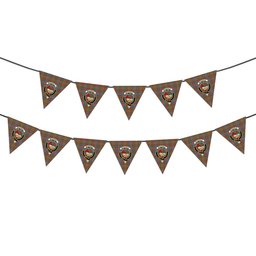 ScotsTee Shop Scottish McDonald of Boisdale Ancient Crest Tartan Triangle Flags Tartan Bunting, Pennants (12pcs)