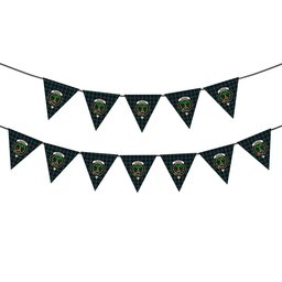 ScotsTee Shop Scottish McEwan Modern Crest Tartan Triangle Flags Tartan Bunting, Pennants (12pcs)
