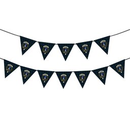 ScotsTee Shop Scottish Montgomery Crest Tartan Triangle Flags Tartan Bunting, Pennants (12pcs)