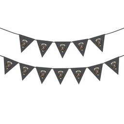 ScotsTee Shop Scottish Russell Old Modern Crest Tartan Triangle Flags Tartan Bunting, Pennants (12pcs)