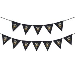 ScotsTee Shop Scottish MacLachlan Hunting Crest Tartan Triangle Flags Tartan Bunting, Pennants (12pcs)