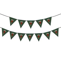 ScotsTee Shop Scottish McNicol Hunting Ancient Crest Tartan Triangle Flags Tartan Bunting, Pennants (12pcs)