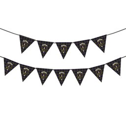 ScotsTee Shop Scottish McLellan Crest Tartan Triangle Flags Tartan Bunting, Pennants (12pcs)