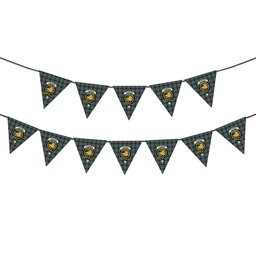 ScotsTee Shop Scottish Thomson Hunting Ancient Crest Tartan Triangle Flags Tartan Bunting, Pennants (12pcs)