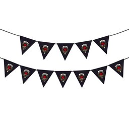 ScotsTee Shop Scottish Wilsons 211 Crest Tartan Triangle Flags Tartan Bunting, Pennants (12pcs)
