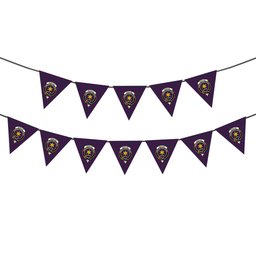 ScotsTee Shop Scottish Wardlaw Crest Tartan Triangle Flags Tartan Bunting, Pennants (12pcs)