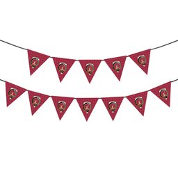 ScotsTee Shop Scottish Lumsden of Clova Modern Crest Tartan Triangle Flags Tartan Bunting, Pennants (12pcs)