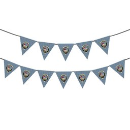 ScotsTee Shop Scottish MacDonald from Rawtenstall Crest Tartan Triangle Flags Tartan Bunting, Pennants (12pcs)