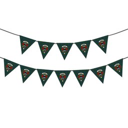 ScotsTee Shop Scottish McLeod of Skye Crest Tartan Triangle Flags Tartan Bunting, Pennants (12pcs)