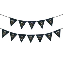 ScotsTee Shop Scottish Russell Crest Tartan Triangle Flags Tartan Bunting, Pennants (12pcs)