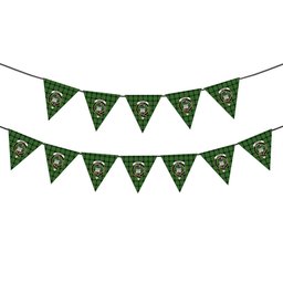ScotsTee Shop Scottish Kincaid Ancient Crest Tartan Triangle Flags Tartan Bunting, Pennants (12pcs)