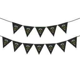 ScotsTee Shop Scottish McLaren Modern Crest Tartan Triangle Flags Tartan Bunting, Pennants (12pcs)