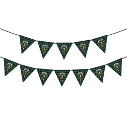 ScotsTee Shop Scottish Stewart Old Ancient Clan Crest Tartan Triangle Flags Tartan Bunting, Pennants (12pcs)