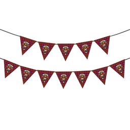 ScotsTee Shop Scottish McColl Old Modern Crest Tartan Triangle Flags Tartan Bunting, Pennants (12pcs)