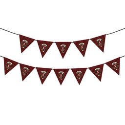 ScotsTee Shop Scottish MacRae of Inverinate Crest Tartan Triangle Flags Tartan Bunting, Pennants (12pcs)