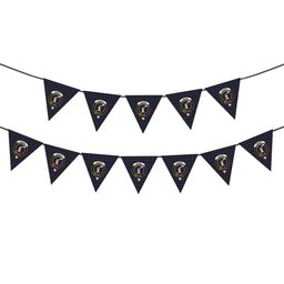 ScotsTee Shop Scottish MacRae Hunting 1 Crest Tartan Triangle Flags Tartan Bunting, Pennants (12pcs)