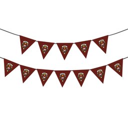 ScotsTee Shop Scottish McColl Modern Crest Tartan Triangle Flags Tartan Bunting, Pennants (12pcs)