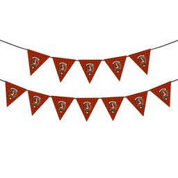 ScotsTee Shop Scottish MacQuarrie Modern Crest Tartan Triangle Flags Tartan Bunting, Pennants (12pcs)
