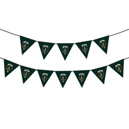 ScotsTee Shop Scottish McCoy Crest Tartan Triangle Flags Tartan Bunting, Pennants (12pcs)